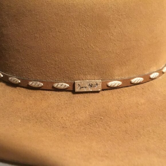 Resistol George Strait Hill Country Felt/Wool/Beaver? Hat 7 Chestnut - Picture 7 of 11